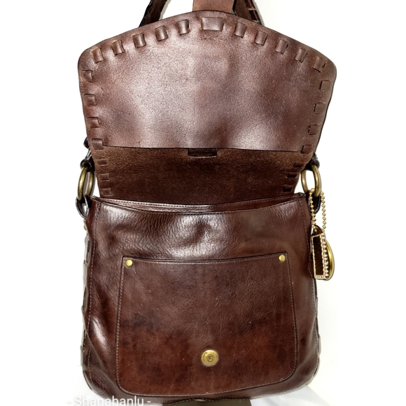 Coach 11376 Mahogany Thompson Legacy Julia  Shoulder Bag COA - Picture 7 of 11